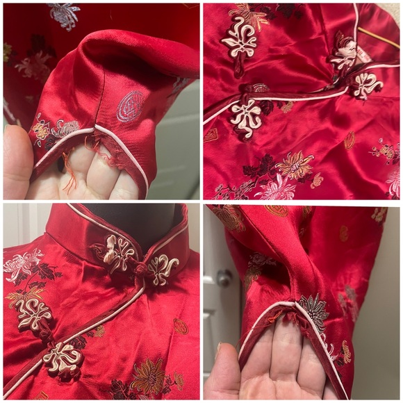 Silky Asian dress - Picture 8 of 8